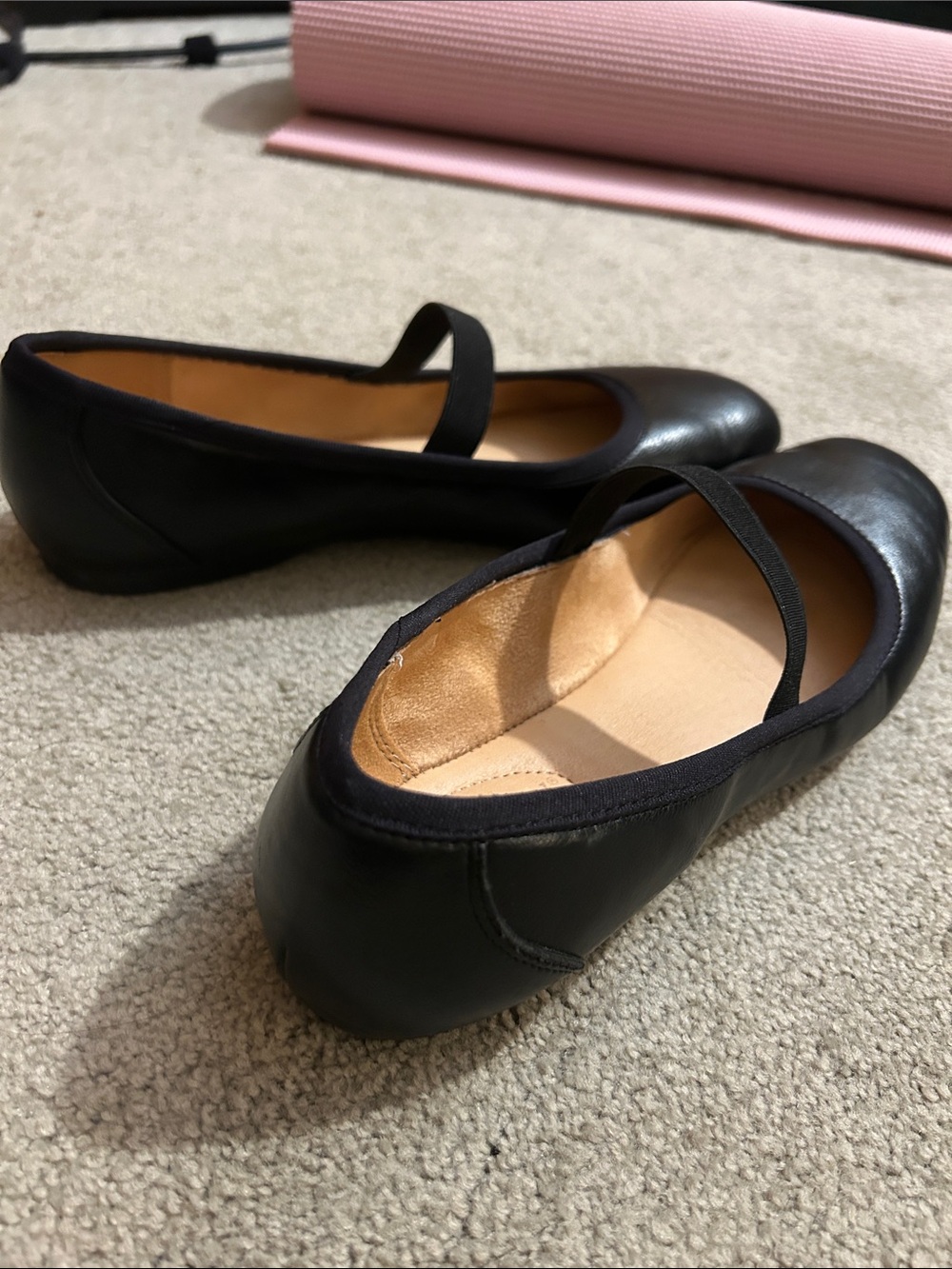 Black Mary Jane Flats - Picture 4 of 5